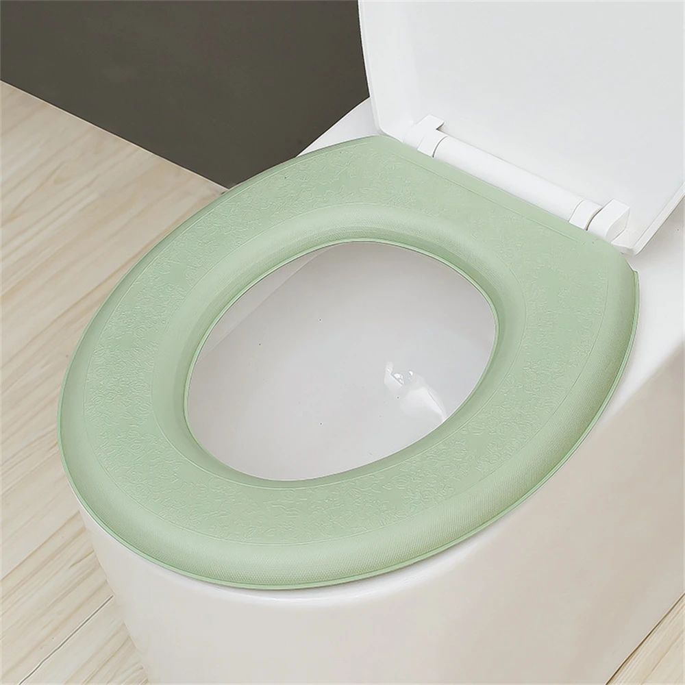 Waterproof Soft Washable Toilet Seat Cushion Mat Cover Accessories