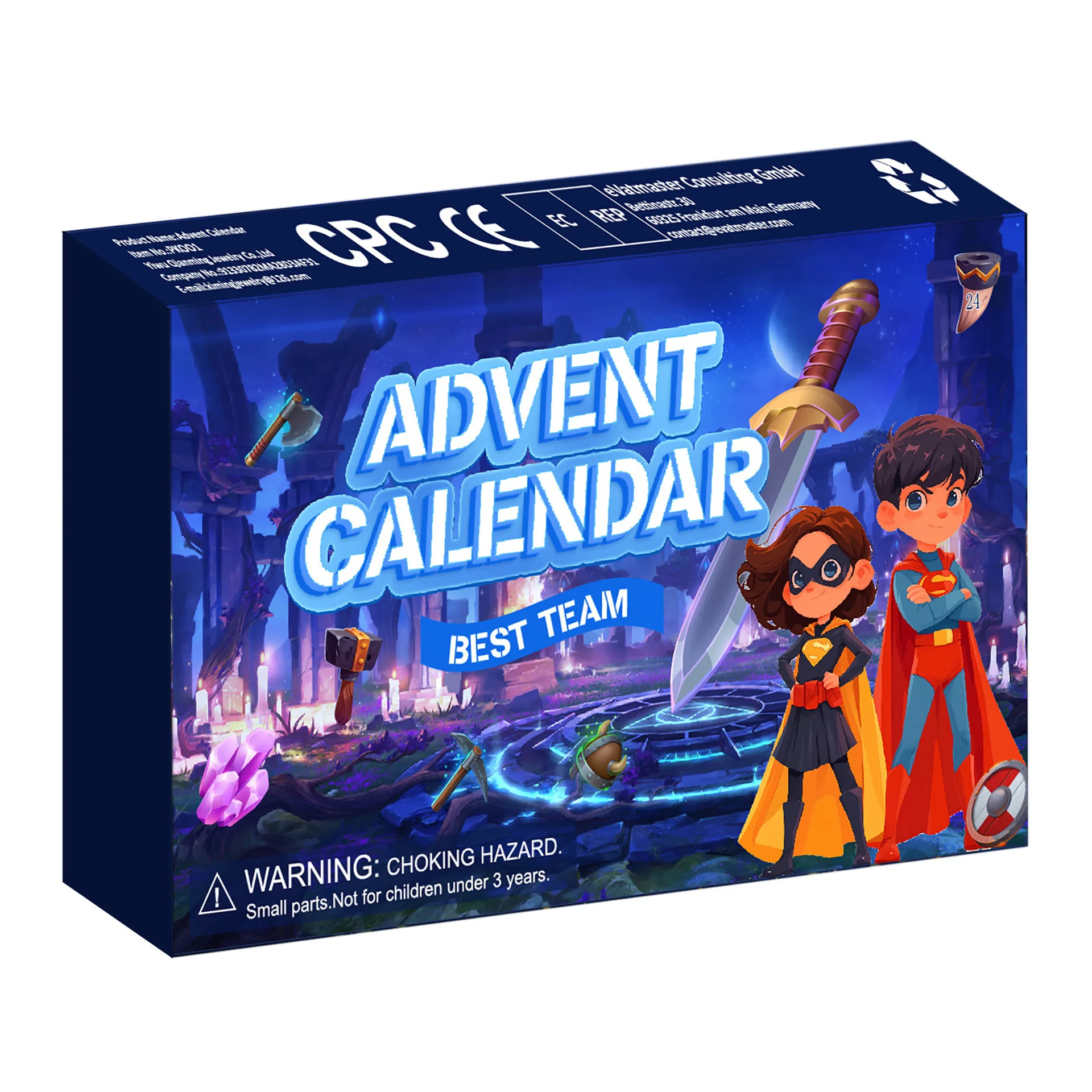 Advent Calendar Holiday Countdown Gift for Ages 5 and Up 24 Surprises for Kids Fun Miniature Christmas Figures Xmas Gift christmas countdown calendar christmas advent calendar