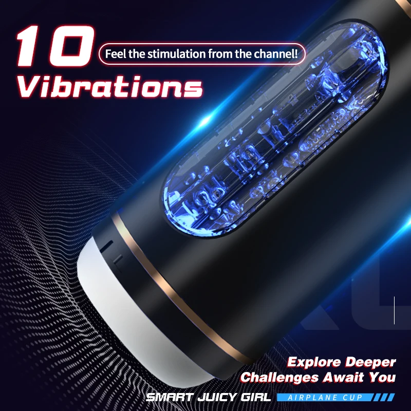 LILO Electric Auto-Stroking Masturbator Cup for Men Smart Control 10 Vibration Modes Waterproof & Rechargeable Adult Sex Toy male masturbator cup,male masturbator,male masturbation aid