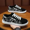 Fashion Men Vulcanized New Platform Canvas Shoes for Men Summer Graffiti Men's Sneakers Casual Male Athletic Shoes 1