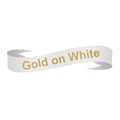 Gold on White
