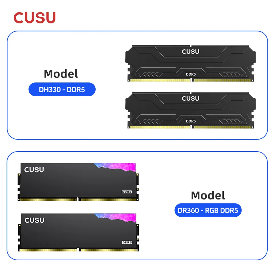 CUSU-デスクトップサーバーメモリ,ddr5,5600mhz,6400mhz,16gb x U-DIMM