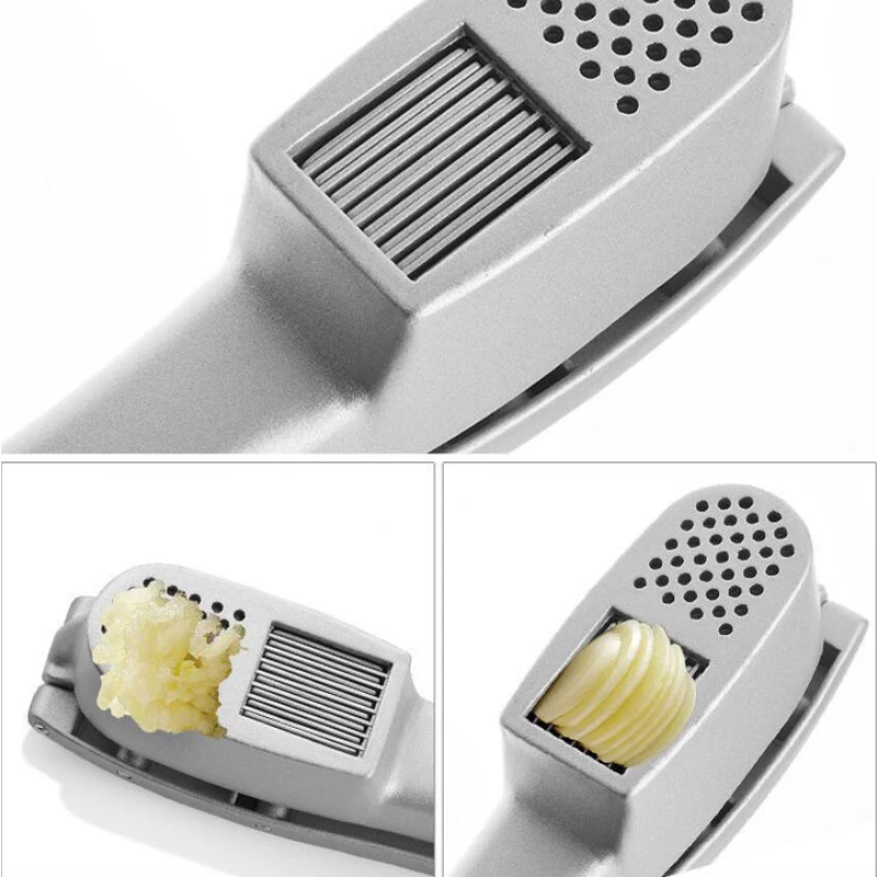 Choice 7 Chrome Easy-Clean Garlic Press with Grips