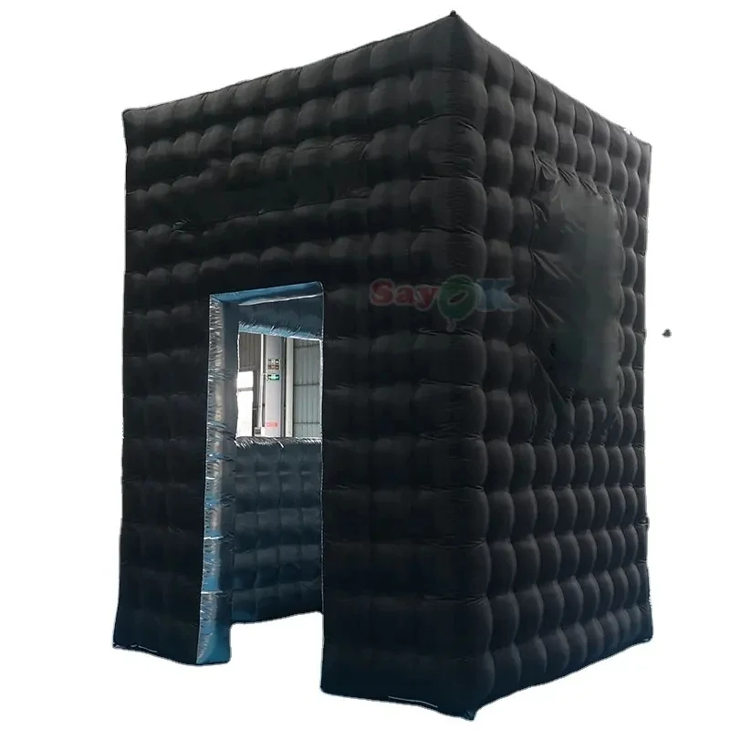 

SAYOK 3x4mH Rectangle Inflatable Photo Booth Inflatable Photo Booth Enclosure Tent for Party Events Wedding Promotion Rental