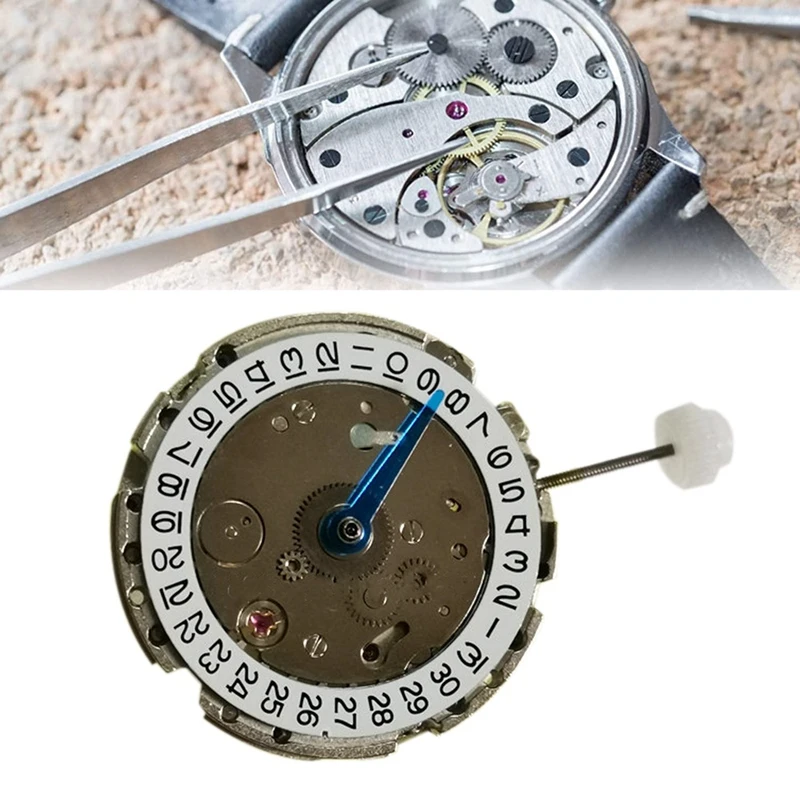 GMT2813 Watch Movement 2813 Four-Needle 3 O'clock Small Calendar Automatic Mechanical Movement Replacement DG3804-3