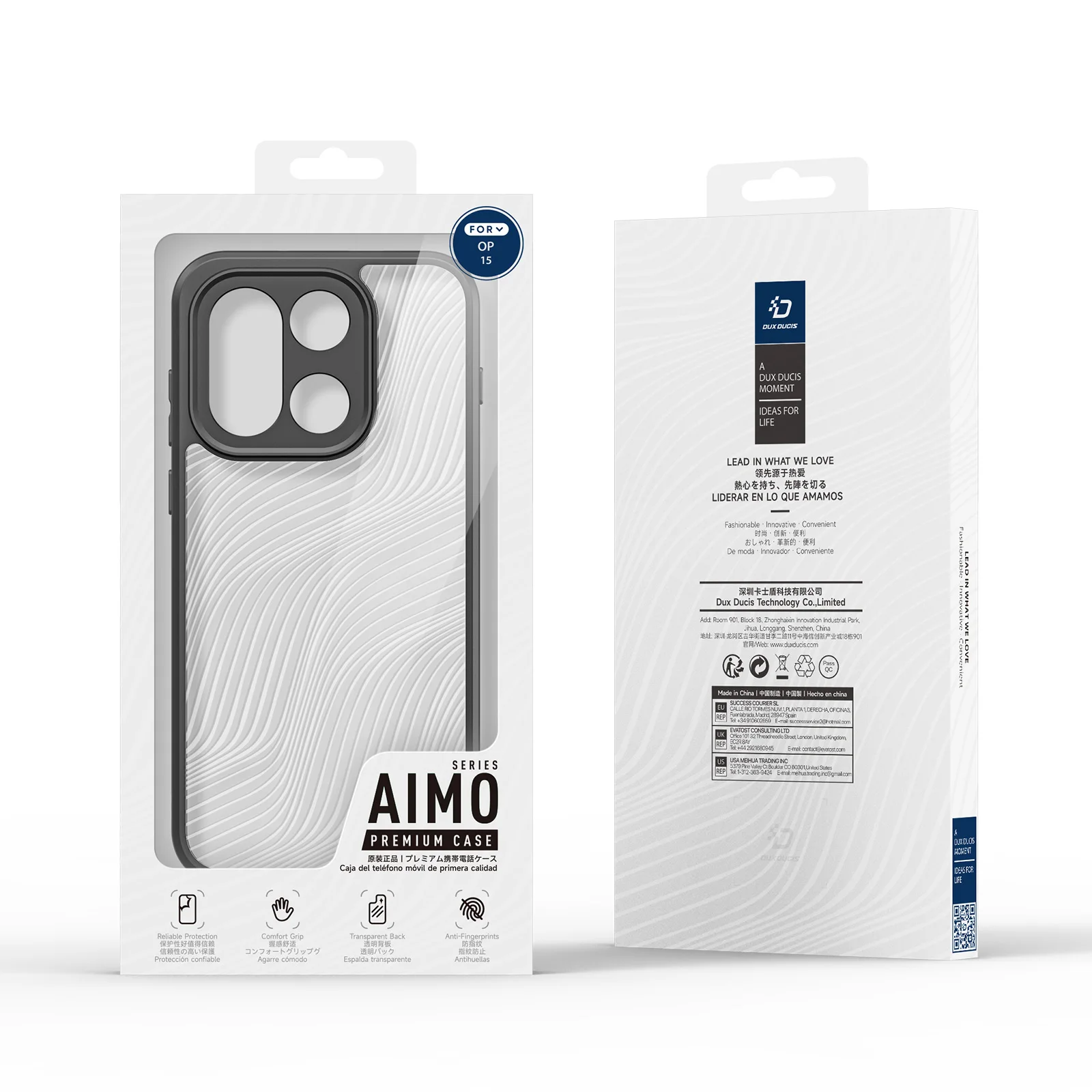 DUX DUCIS Outdoor Military-Grade Airbag Anti-Fall Shockproof Armor Case with Acrylic Back Cover