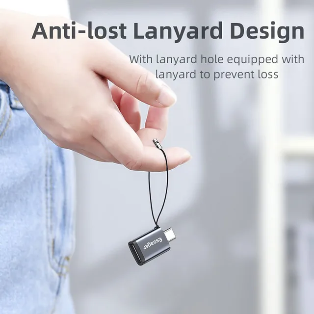 타입 C 장치를 USB 기기에 쉽게 연결하는 Essager의 다목적 연결 솔루션