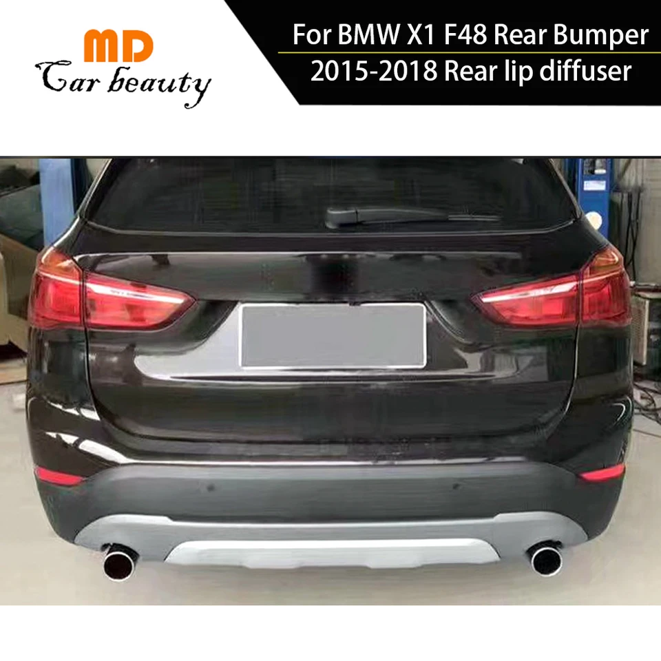 AliExpress X1 カーボンファイバーリアバンパーディフューザーグロスブラックリア下唇 BMW X1 F48 2016-2022 SDrive 2