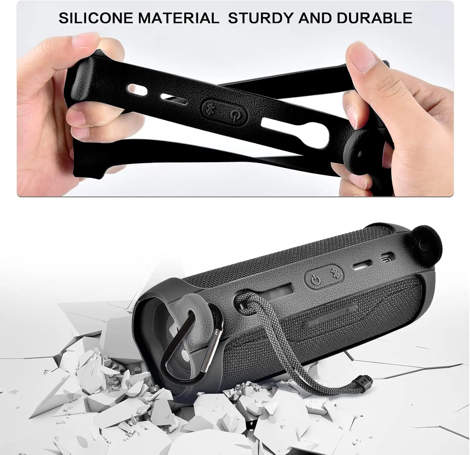 Silicone Case for JBL FLIP 6 Waterproof Portable Bluetooth Speaker Travel Carrying silicone case cover,silicone speaker case