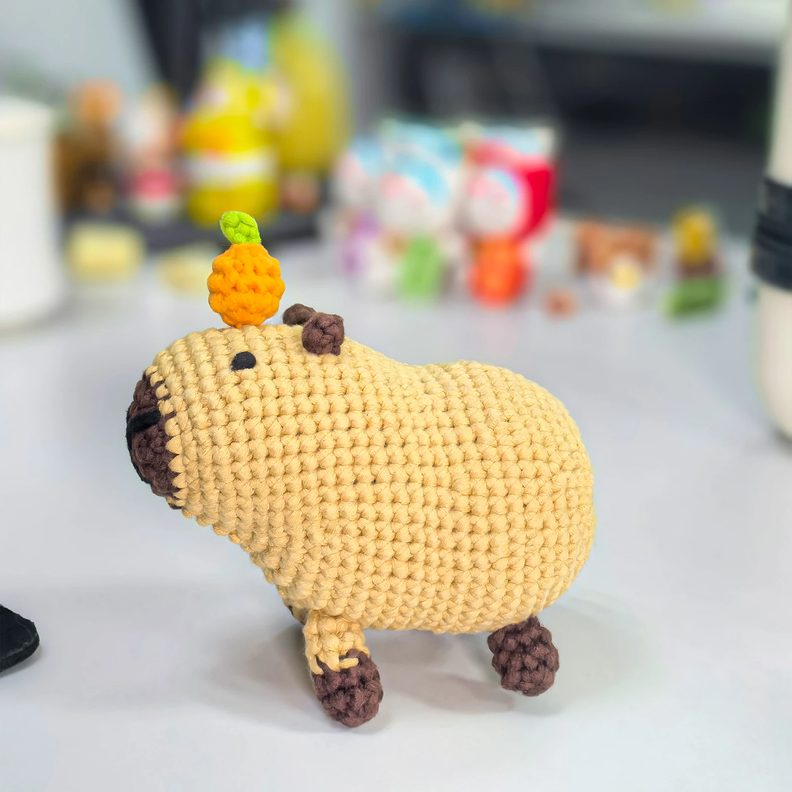 Capybara crochet Kit Crochet Kit for Beginners Easy crochet yarn Crochet Kit for craft lovers Christmas Gift crochet yarn crochet kit