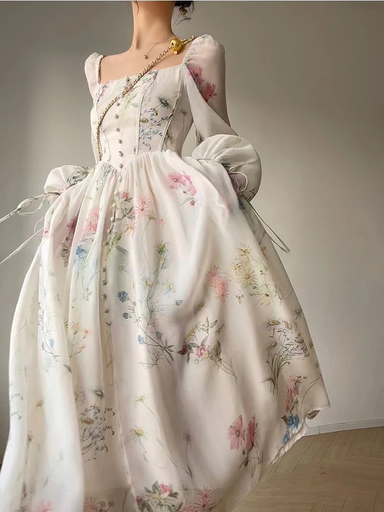 Elegant Floral Dress 1