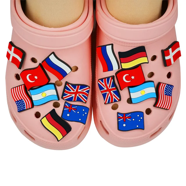 Shoes Flag Accessories | Shoe Charms Australia | Crocs Shoes Australia - Shoe Charms Aliexpress