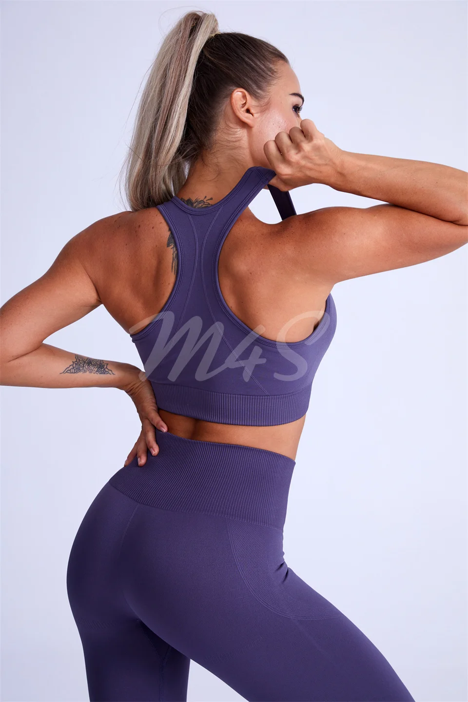 2 stück Yoga Sets Ensemble Weibliche Frauen Gym Kleidung Nahtlose Workout Set Fitness Trainingsanzug Set Sportswear Set Crop Top Leggings