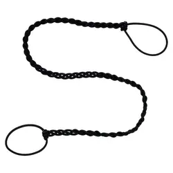 Elastic Spiral Hair Bands (Black)