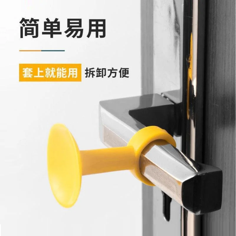 Door Sucker Hole-Free Anti-Collision Silicone Anti-Collision Sticker Door Blocker Bathroom Pad