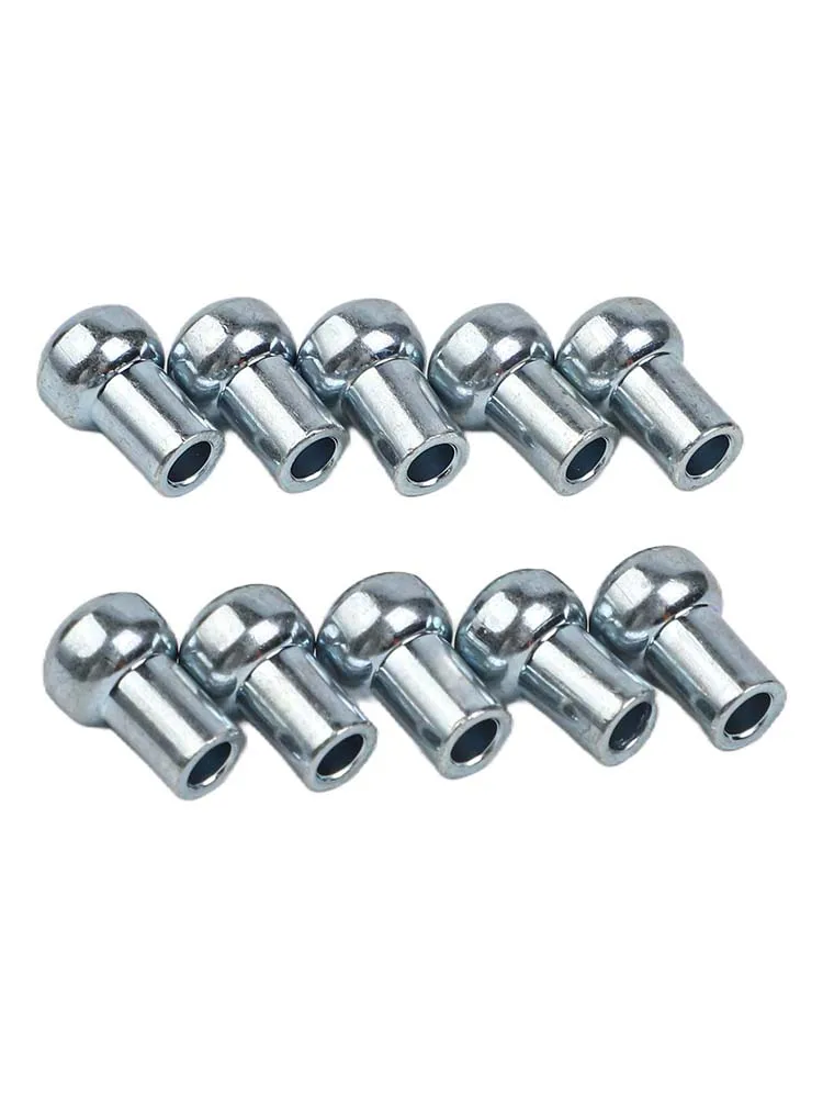 10 Stück Fitnessgerät-Seilzugstopper Kabelkugel-Anschlüsse Drahtverbindungs-Set für 5mm 6mm Kabel Fitnessgeräte – Detail 13