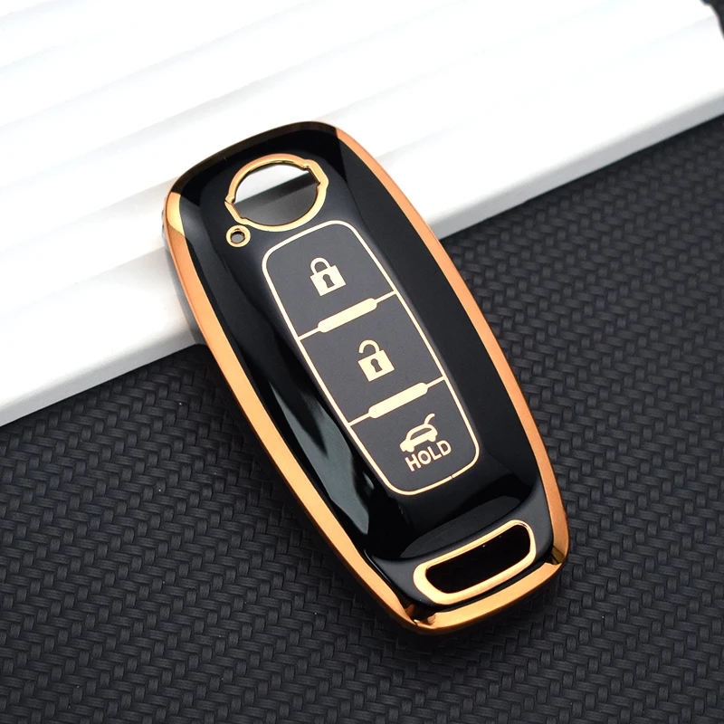 Tpu Car Key Case Cover Shell Portachiavi Accessori Per Nissan Qasqhai J12 Qashqai 2022 Ariya Altima Teana Juke 2023 X-Trail T33