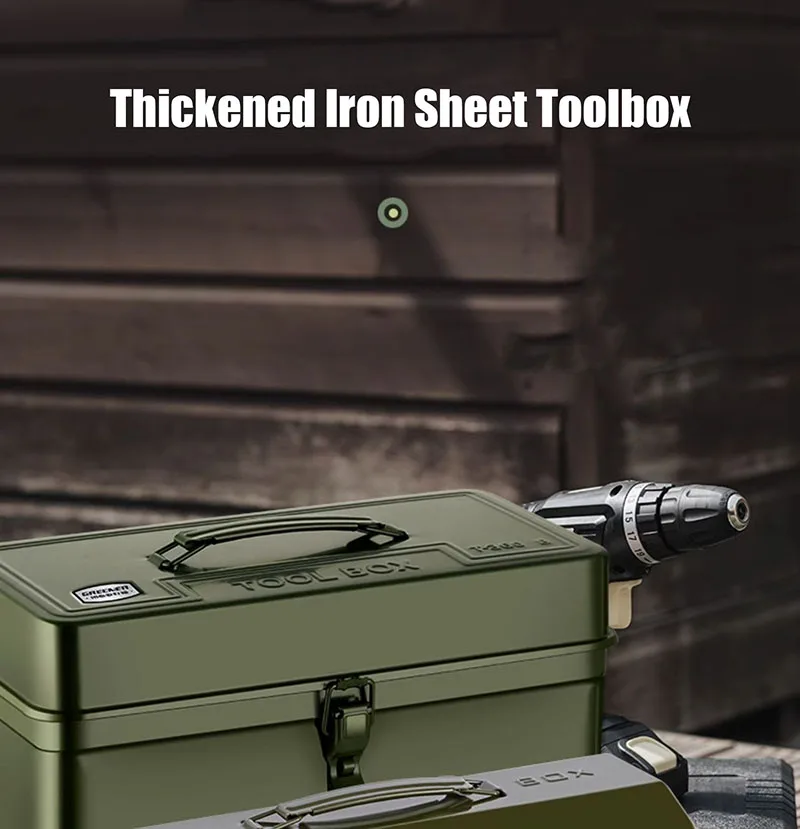 モーティブ TOOL BOX F.T.W SSUREALVISUALS 小物入れ Smile New Design Handle Toolbox Hardware Storage Toolcase