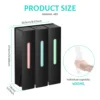 400ML Soap Dispenser Wall Mounted 3 Chamber Shower Soap Dispenser Adhesive Shampoo Conditioner Dispenser Bathroom Accessories 6