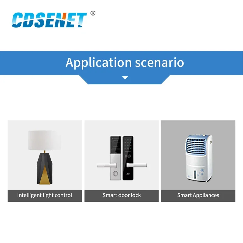 IPEX SMD IoT 무선 트랜시버 모듈, ZigBee3.0 EFR32 SoC E180-ZG120B, 20dBm, 32 비트 ARM Cortex -M4 커널, PA 스탬프 홀, 2.4GHz