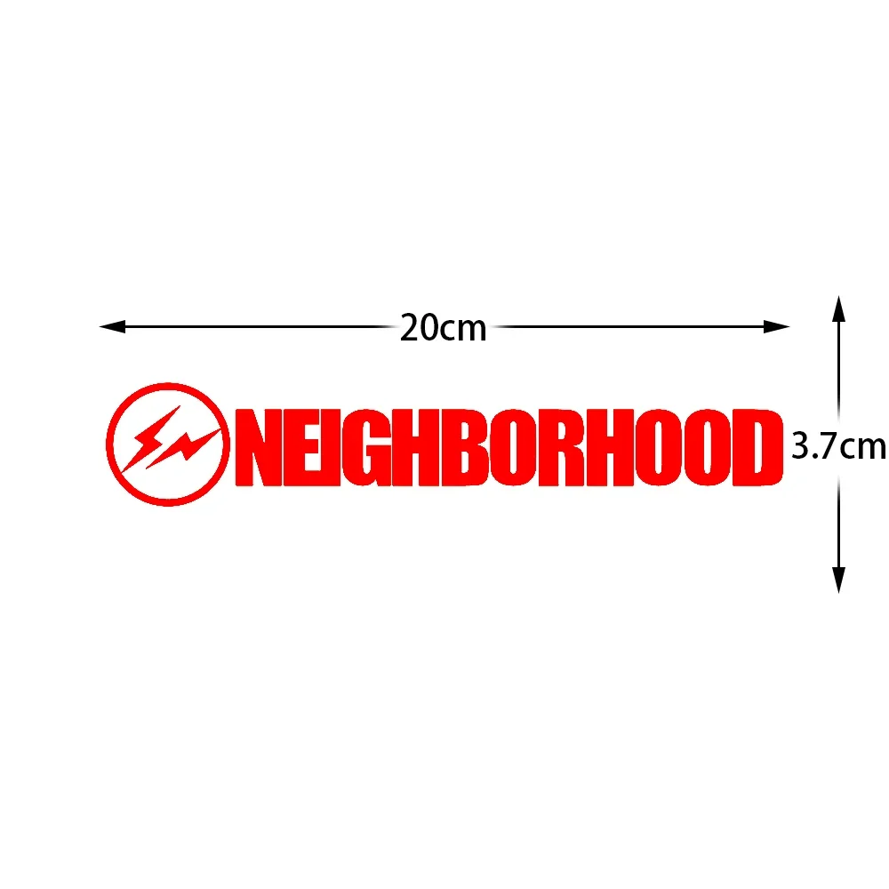 Reflective Lightning Neighborhood Sticker Decals for Vehicles and Motorcycles