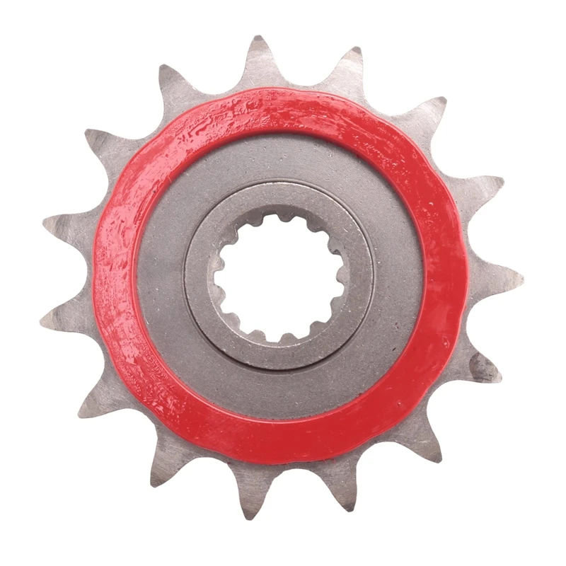15T Motorcycle Front Sprocket Chain Wheel Front Fly Wheel Pinion 15 Parts Accessories For Suzuki GW250 GSX250R DL250 Zontes 310