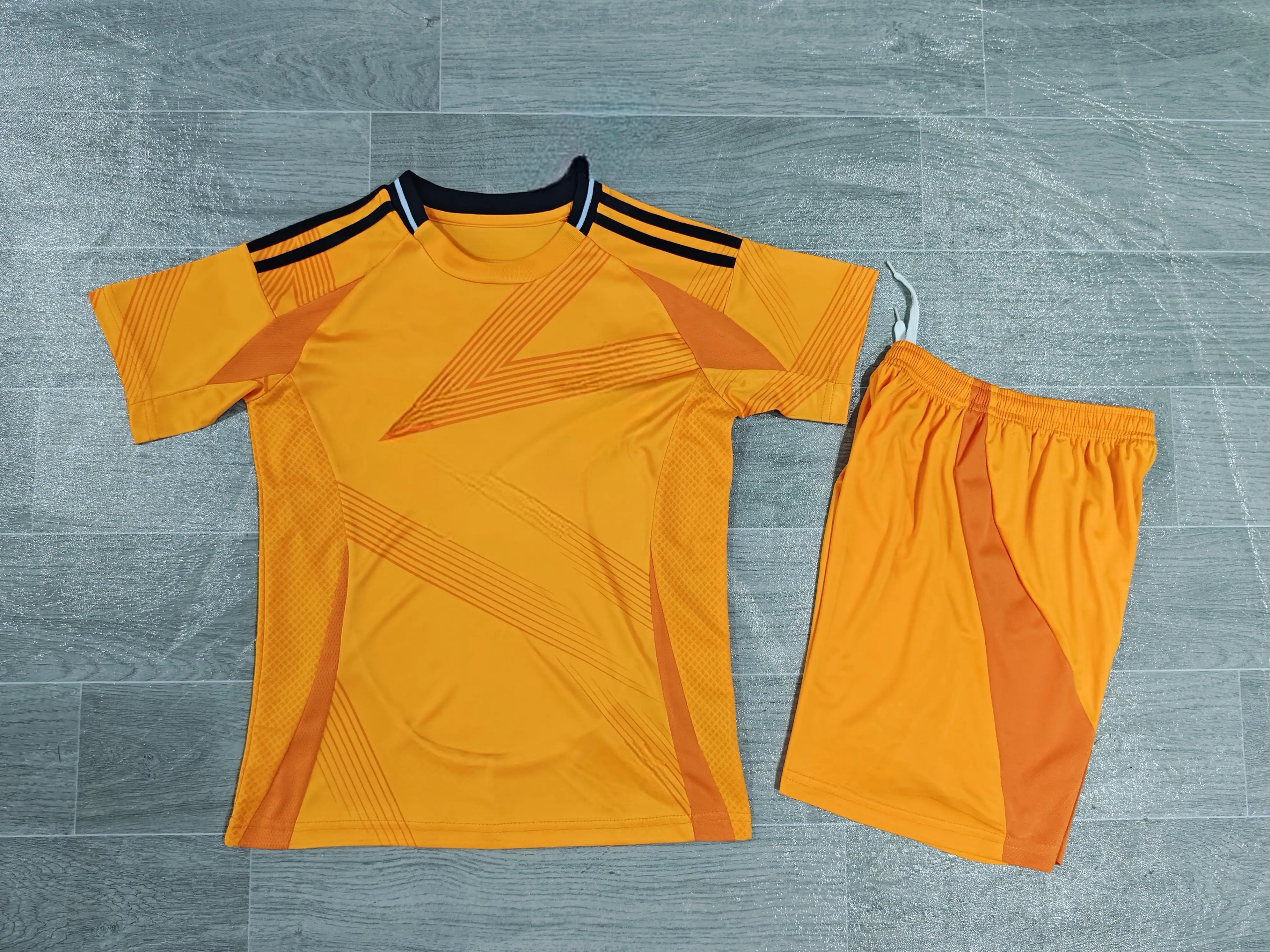 Casual Short-sleeved Football Training Suit men tracksuits set