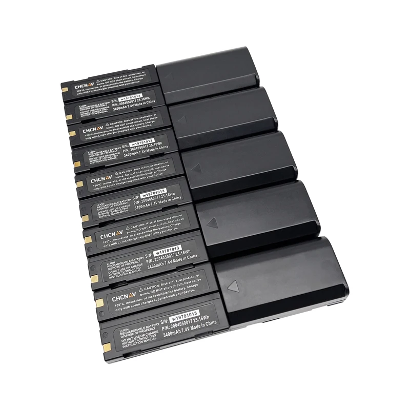 

10 шт., 2004050017 Встроенная батарея GPS, модель 3400 мАч, 7,4 В для поиска RTK X/M/T/i СЕРИИ GPS RTK X5/9/10/90/91/93 T3/7/8 M3/6/500/600