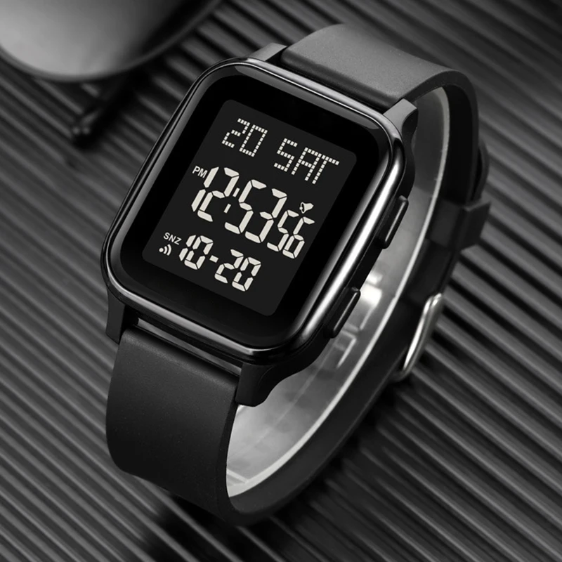 YIKAZE montre numérique militaire rétro pour hommes en plein air multifonctionnel montres de sport électroniques pour hommes horloge étanche