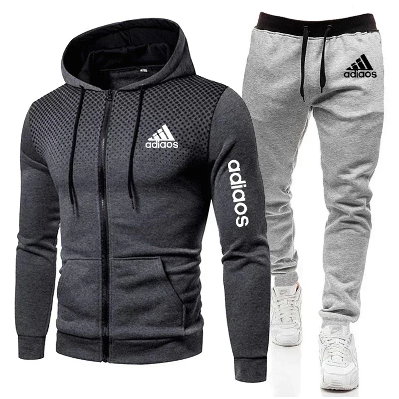 New Style Fashion Men Hoodie Fitness Gym Clothing Men Running Set Sportswear Jogger Men'smany Sorts Of Suit Sports 4