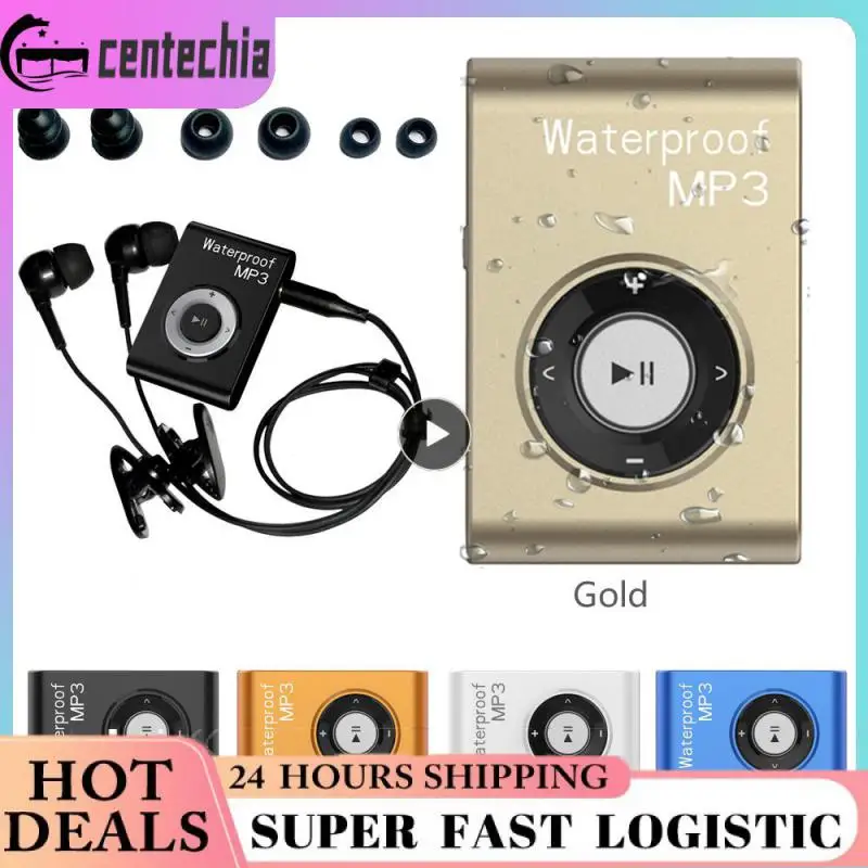 Mini Ipx8 Impermeabile Nuoto Lettore Mp3 Musica Stereo Mp3 Walkman Radio Fm Sport In Esecuzione Cuffie Stereo Hifi Musica