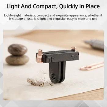 Adattatore Magnetico in Lega per Action Camera con Base a Sgancio Rapido, Supporto e Accessori per Insta360 Go Ultra