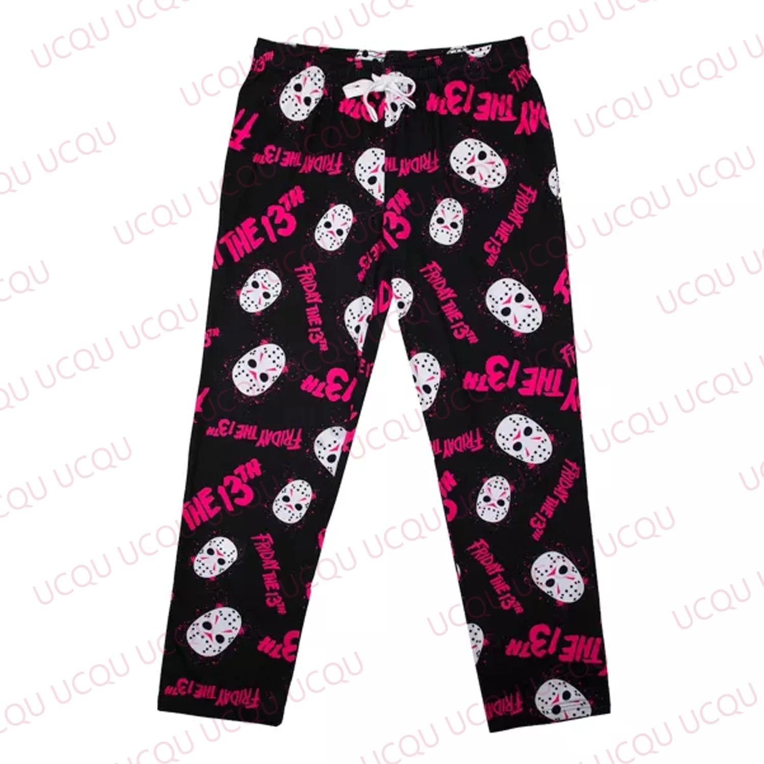 Friday the 13th Adult Juniors Cotton Sleepwear Set Tee Shirt and Sleep Pants Oversized Adult/Kids Pajama Long Pants
