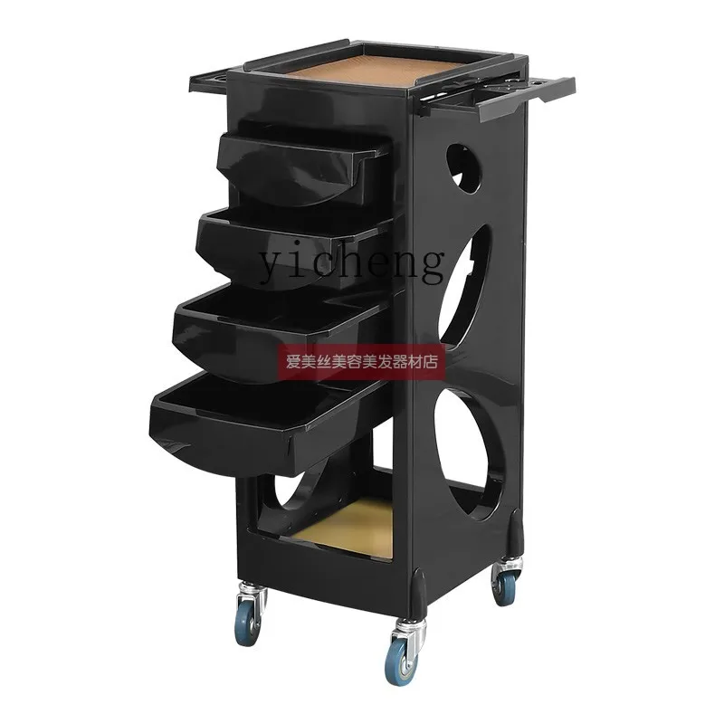

Zk Hair Tools Beauty and Hairdressing Cart Hair Salon Bar Car Hot Dyeing Storage Rack Multi-Layer Storage Car