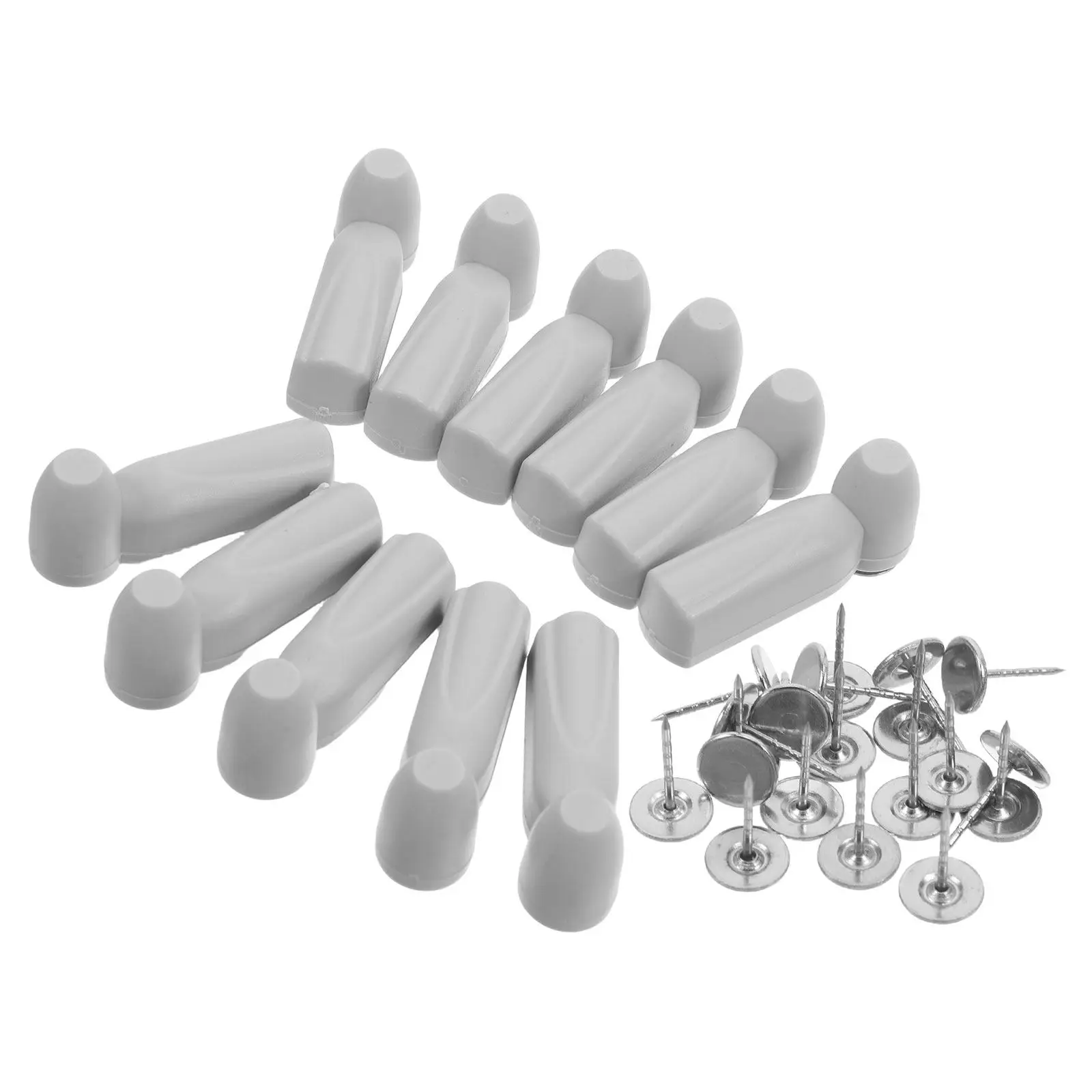40Pcs 사운드 자기 경보 태그 의류 액세서리 용 밝은 회색 재사용 가능한 자기 잠금 보안 태그 소매 의류 매장