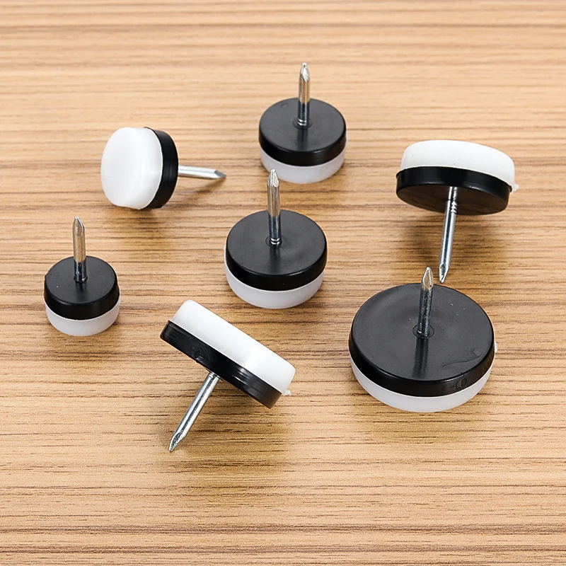 20pcs/50pcs Silent anchor nail nylon moisture-proof anti-skid heightening cabinet table chair stool sofa floor mat