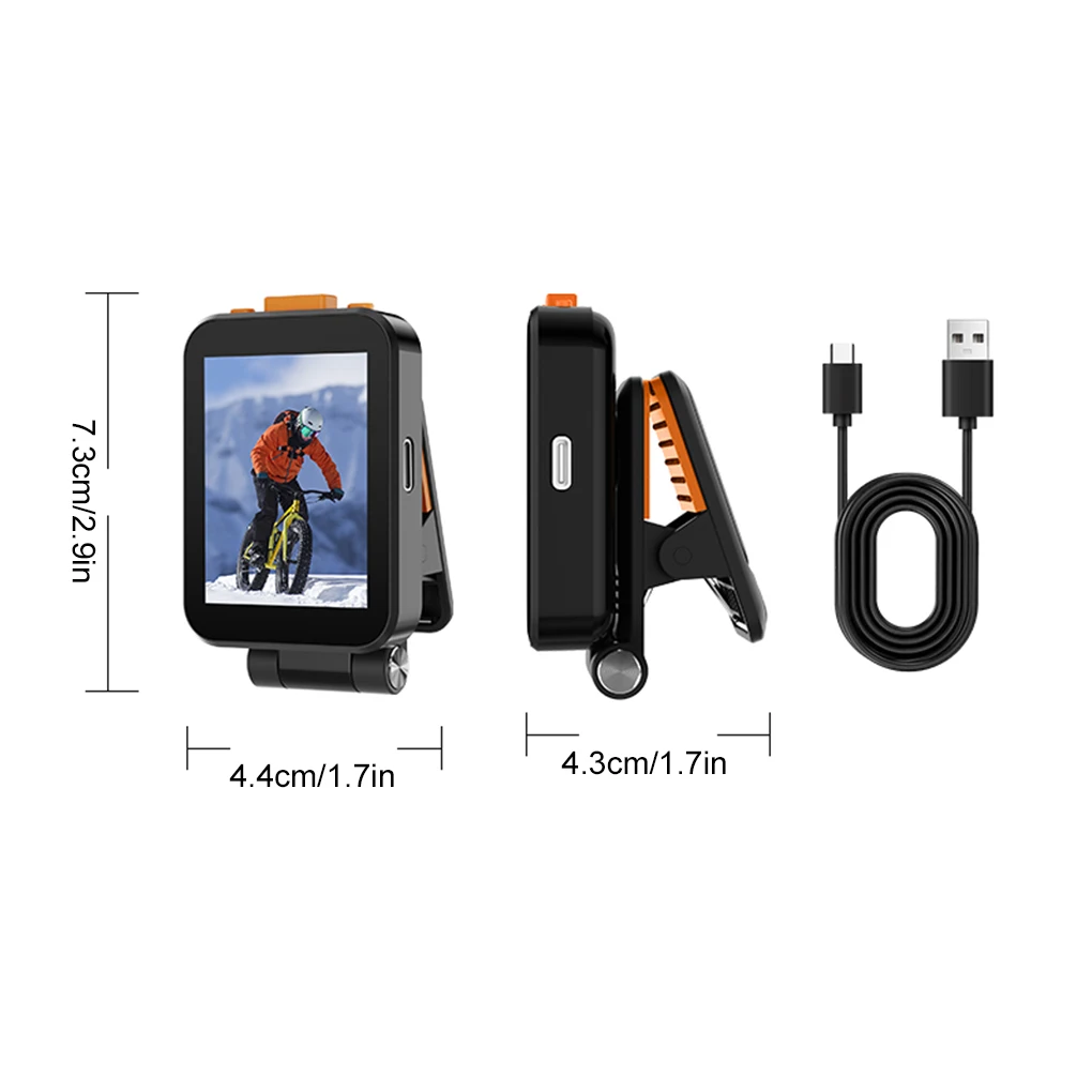 RK-X40H Creative 2inch Mobile Screen Mini Selfie Vlog Monitor Sound version Projection Remote Photography Bluetooth