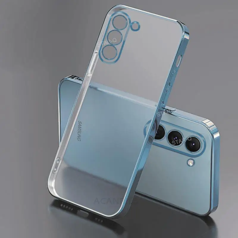 Luxury Transparent Plating TPU Case