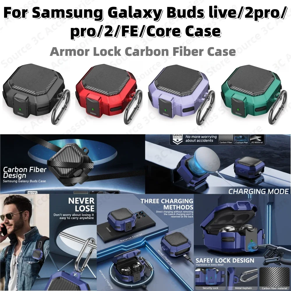 Carbon Fiber Armor Anti-Fall Protective Case