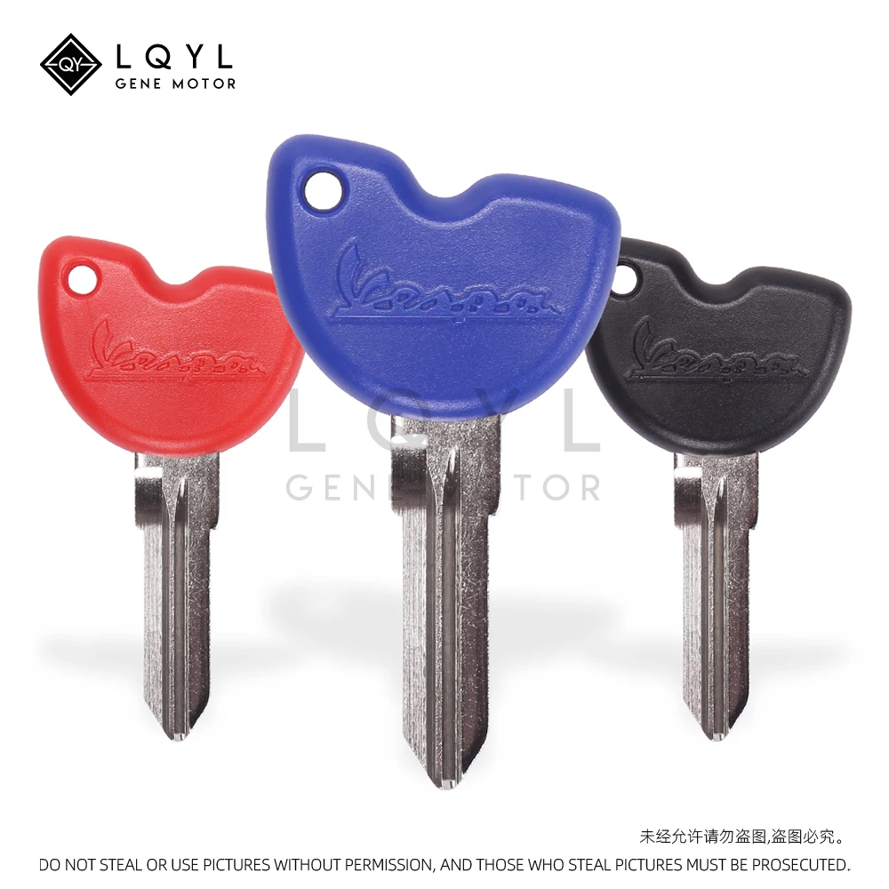 Motorcycle Keys Blank Replace For Vespa Piaggio 3VTE Fly 125 200 250 300 GTV LXV150 GTV250 GTS GTS250 GTS300 ie