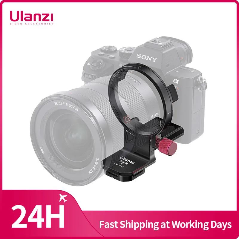 Ulanzi S-63 Rotatable Horizontal-To-Vertical Mount Claw Quick Release Plate for Sony FX3/FX30/ZV-E10/A7C/A7M4/A7R4/A7S/A6400