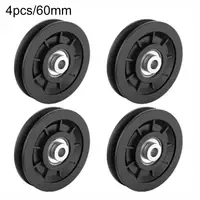 4 Pcs Bearing Pulley 60 70 88 90 95mm Nylon Silent Pulley For Strength Gym Equipment Longmen Frame Accessories 2