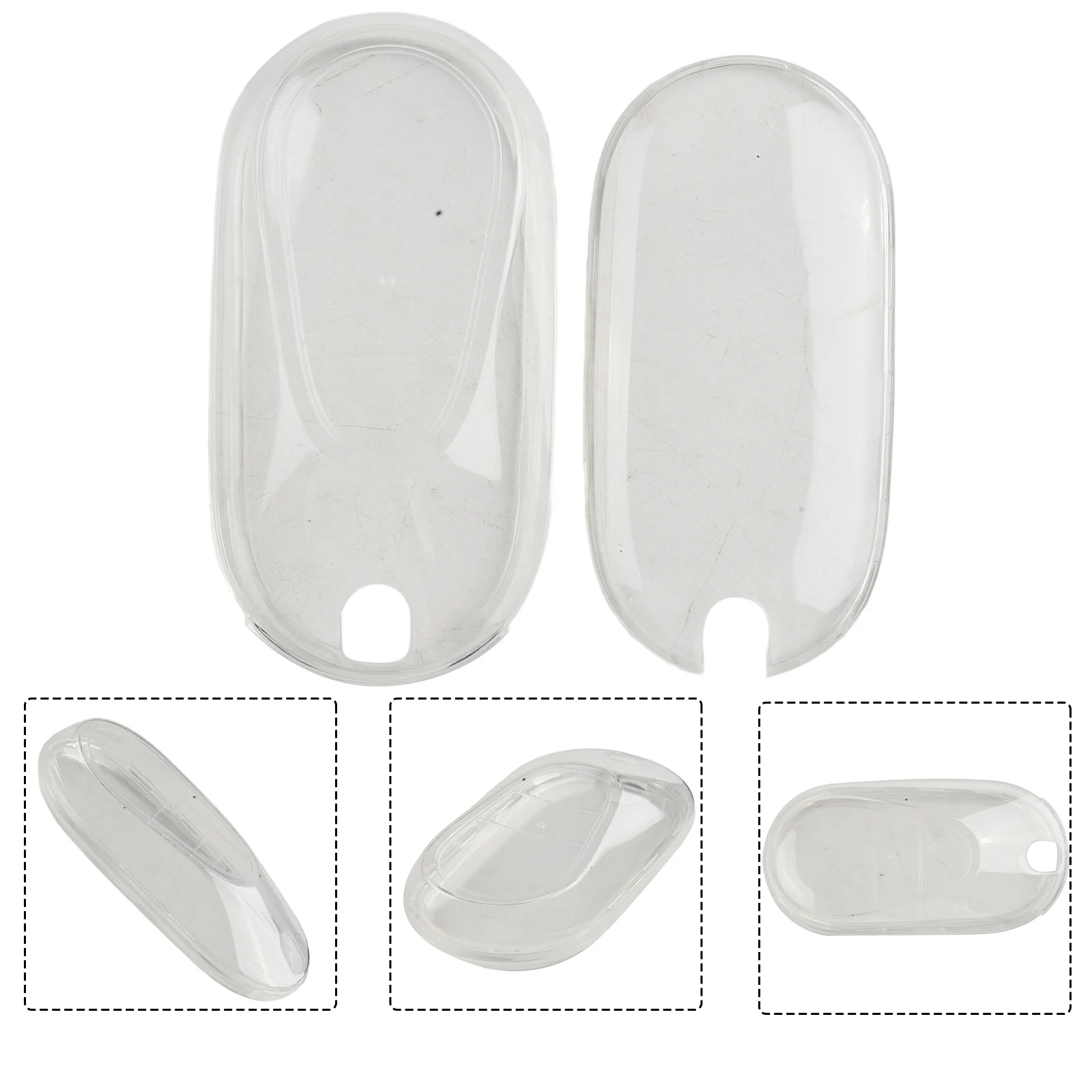 

Protective Car Key Case Cover Holder for Mercedes S GLC EQE EQS Class, Transparent TPU Key Shell, Durable and Exact Fit