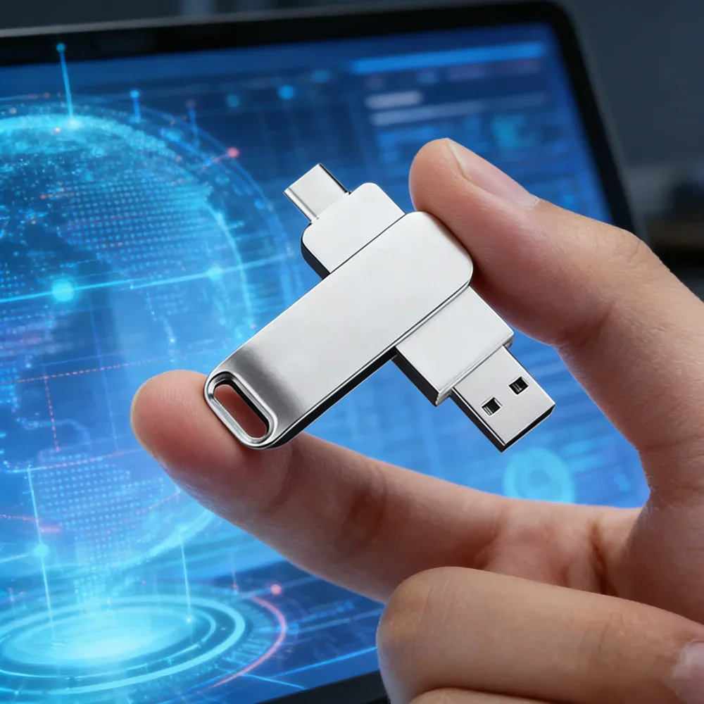 High-Speed USB 3.0 Flash Drive - 1TB/2TB Large Capacity Storage