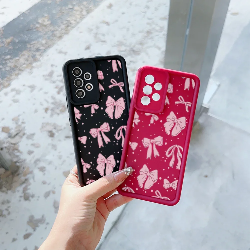 Cartoon Bow Design Phone Case with Enhanced Protection