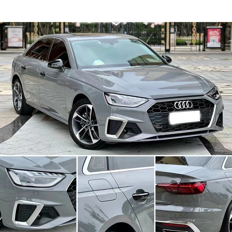 

Ultra Gloss Nardo Grey Vinyl Stickers for Car Whole Body Vinyl Wrap Auto Styling Sticker Decals Air Release Free Film 18Mx1.52M