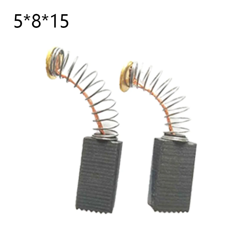 Useful Carbon brush Electric Metal Universal Motor 10pc 10pcs 10x 15mm x 10mm x 6mm Accessories Black with Gold 10pc key for jcb heavy equipment ignition key with oem logo 701 45501 14607