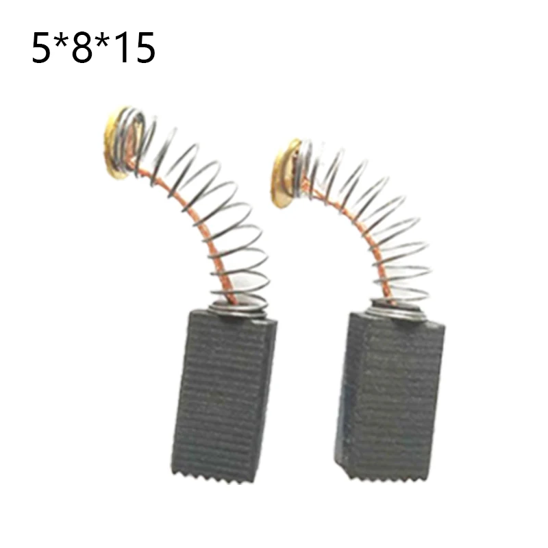 

Useful Carbon brush Electric Metal Universal Motor 10pc 10pcs 10x 15mm x 10mm x 6mm Accessories Black with Gold