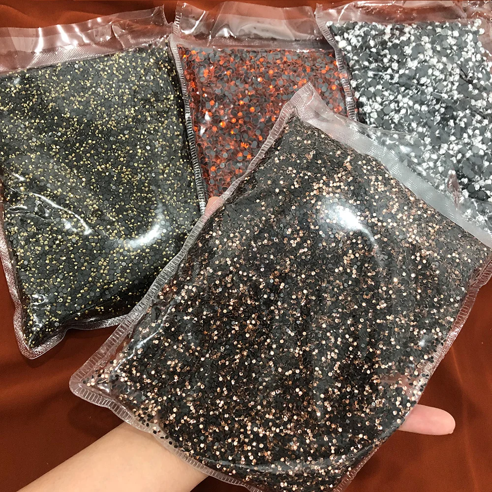 

Big Pack DMC Hotfix Rhinestones Bulk Wholesale Flat Back Hot Fix Crystal Glass Heat Press Stone For Garment Clothes