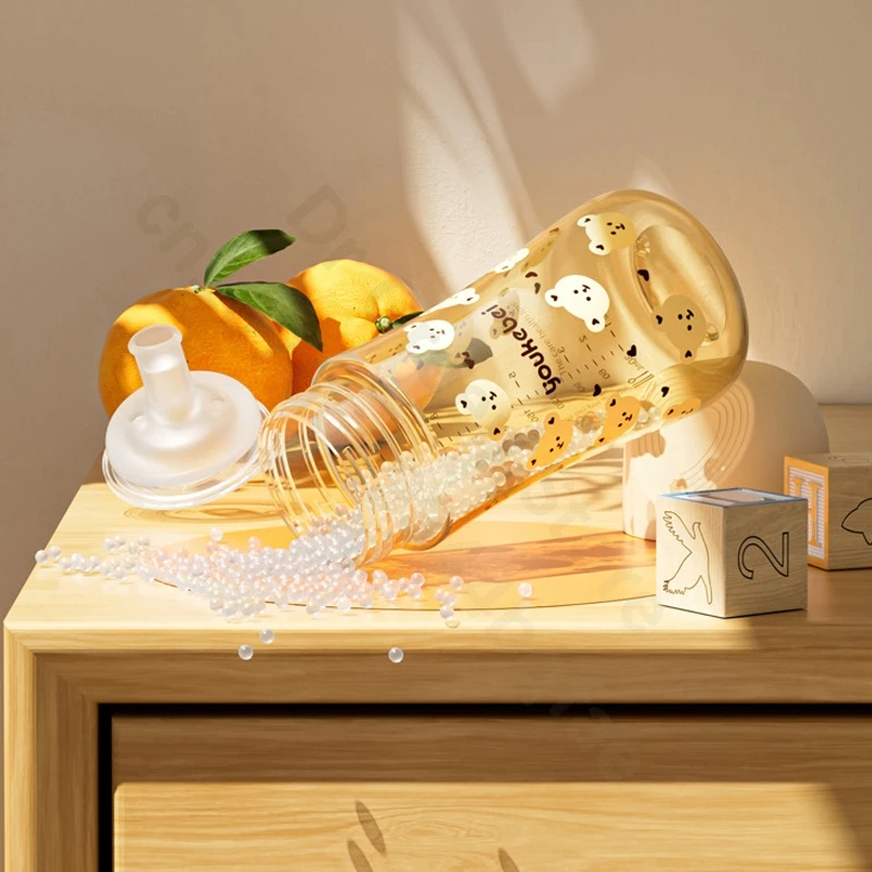 Children's Anti-Spray Anti-flatulence Straw Drinking Mug One Bottle Triple Use Drinking Milk Straw Bottle